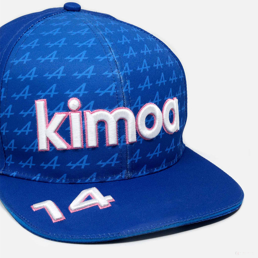 Alpine Flatbrim Cap, Fernando Alonso Kimoa, Blue, 2022 - FansBRANDS®