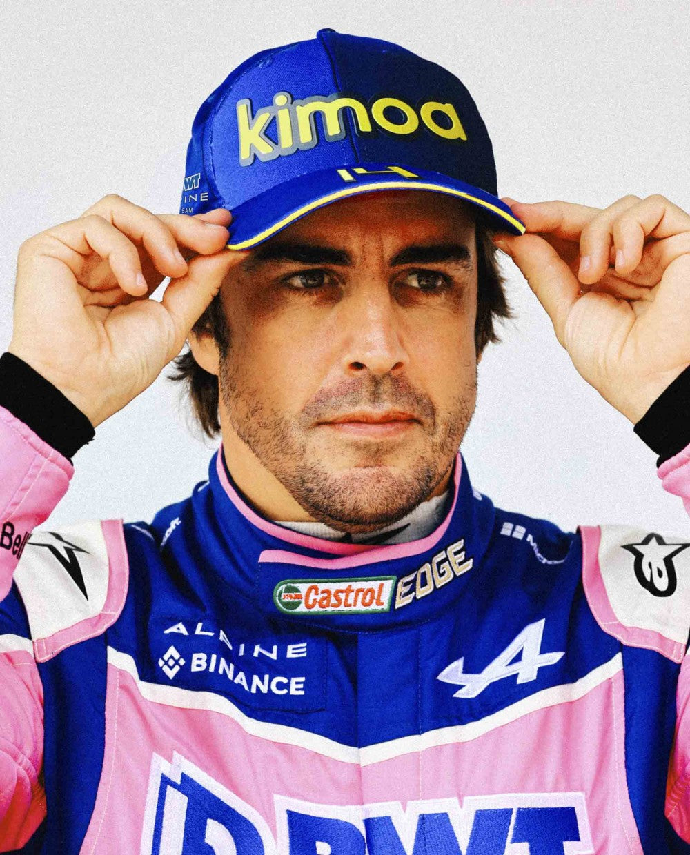 Alpine Baseball Cap, Fernando Alonso Kimoa Spain GP, Blue, 2022 - FansBRANDS®