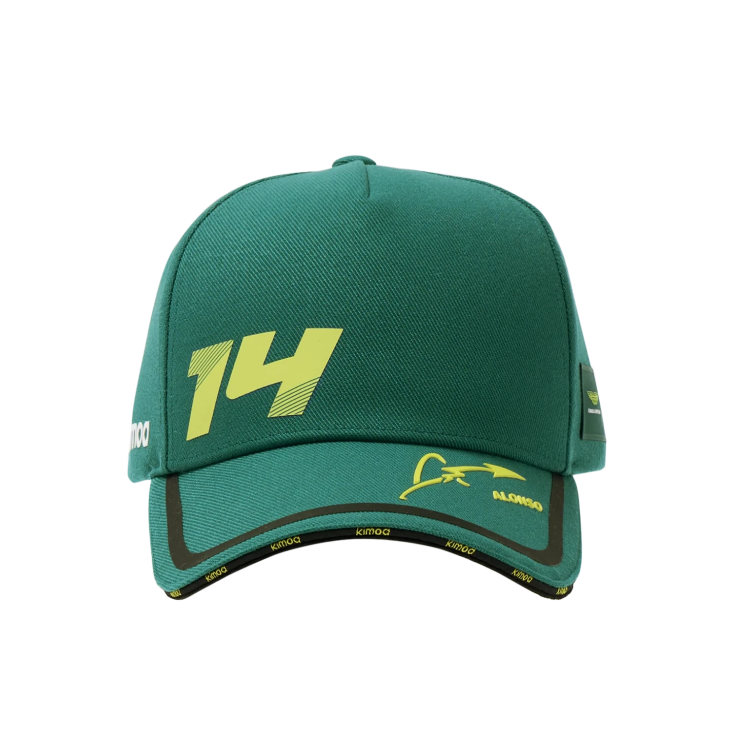 Gorra de Fernando Alonso, Kimoa, técnica, verde, 2024