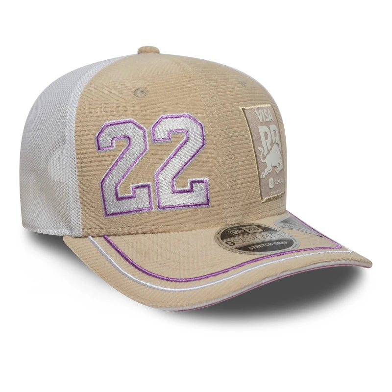 Gorra VisaRB Yuki Tsunoda Miami YT 9SEVENTY SS, color piedra 🔥