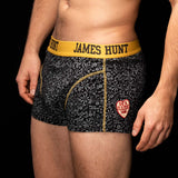 James Hunt Underwear, Seventies Boxer Shorts - Double Pack, Black, 2021 - FansBRANDS®