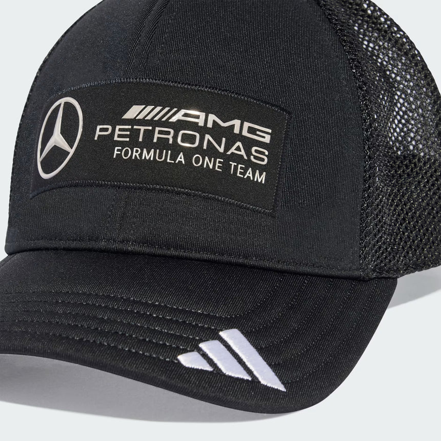 Mercedes cap, trucker, full logo, black š„