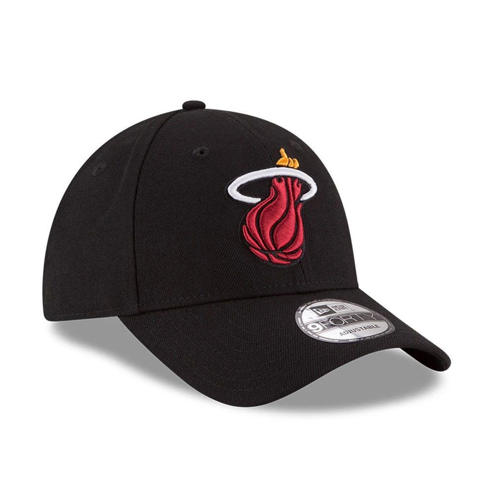 Gorra de béisbol negra de los Miami Heat