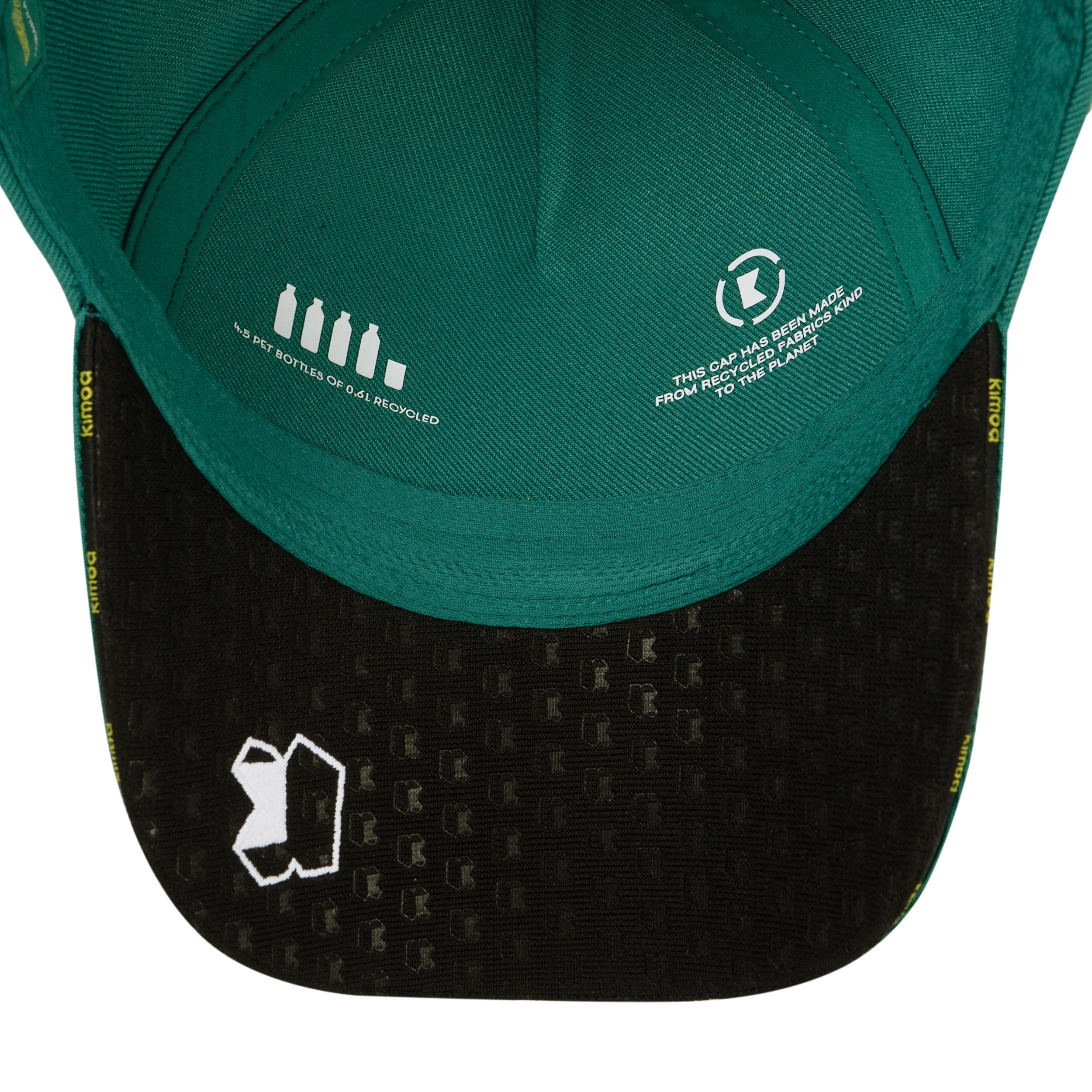 Gorra de Fernando Alonso, Kimoa, técnica, verde, 2024