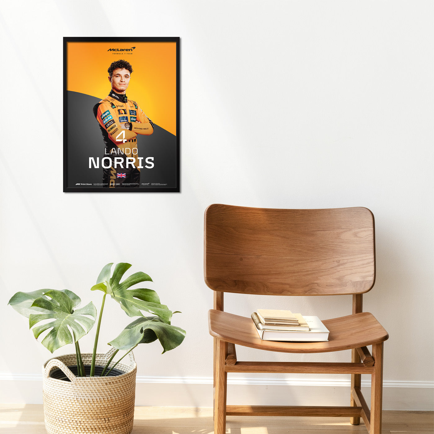 Original F1 Print – Lando Norris Poster (A3 Size) 🔥