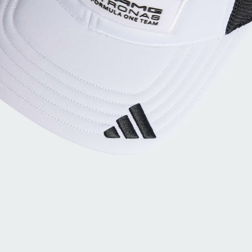 Mercedes cap, trucker, long logo, white š„