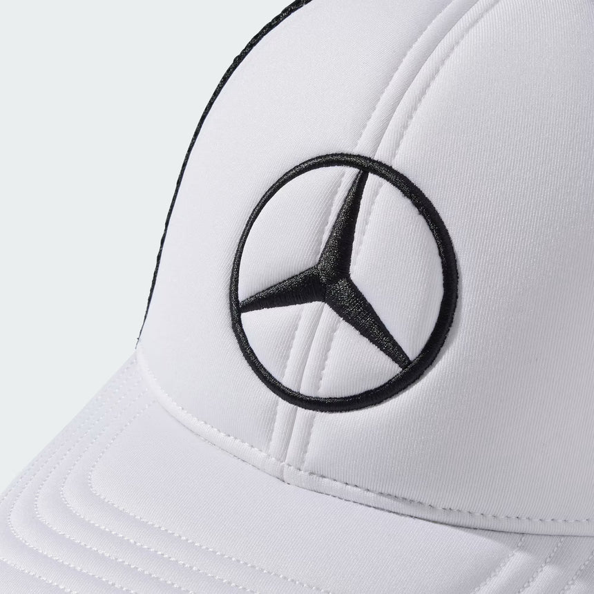 Mercedes cap, trucker, big logo, white/black š„