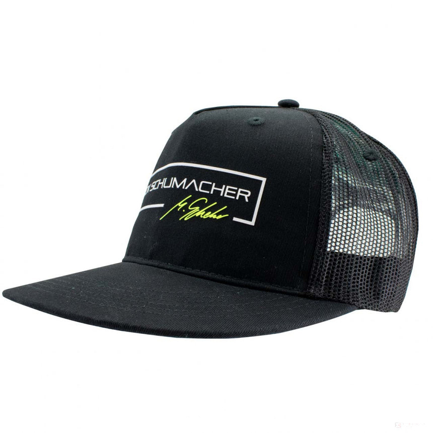 Mick Schumacher Flatbrim Cap, Series 1 , Adult, Black, 2019 - FansBRANDS®