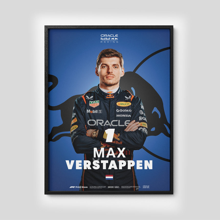 Original F1 Print – Max Verstappen Poster (A3 Size) 🔥