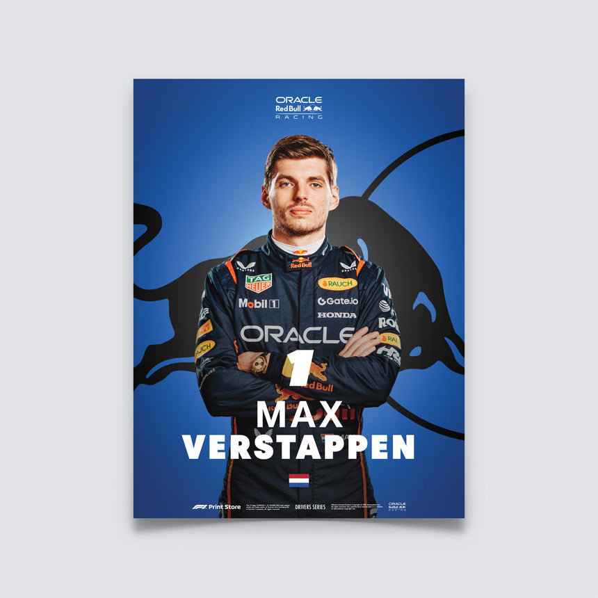 Original F1 Print – Max Verstappen Poster (A3 Size) 🔥