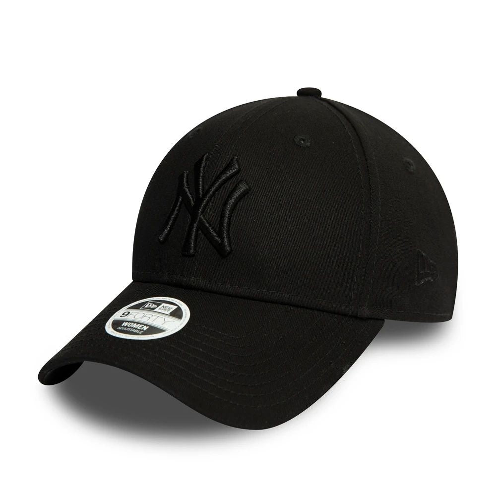 Gorra de béisbol negra para mujer de los Yankees de Nueva York