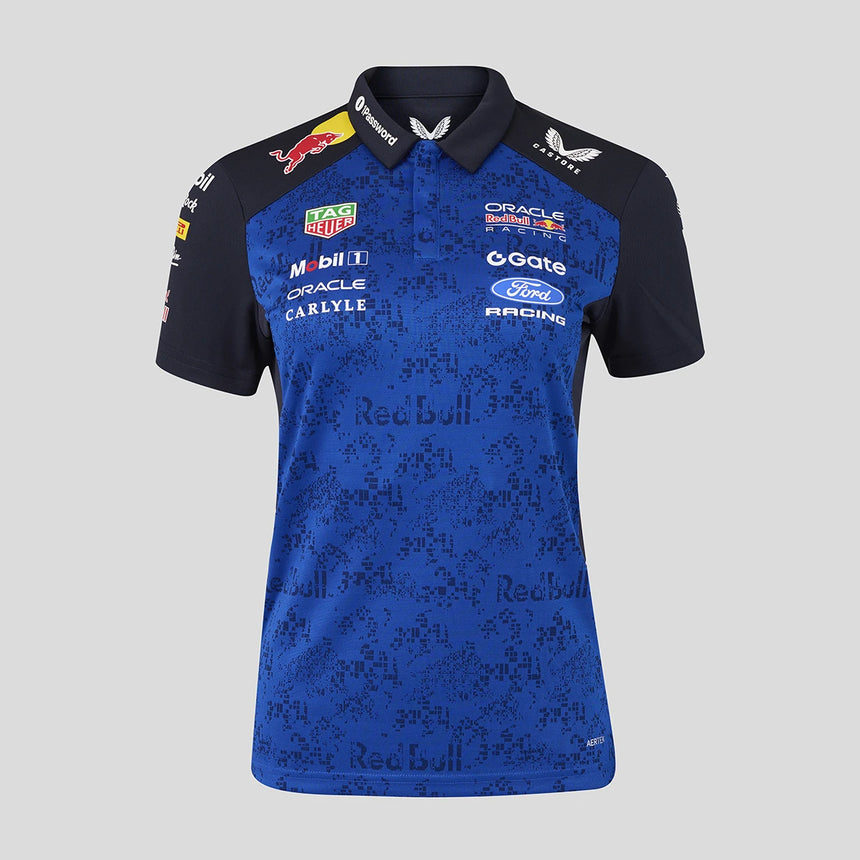Red Bull polo, team, womens, blue