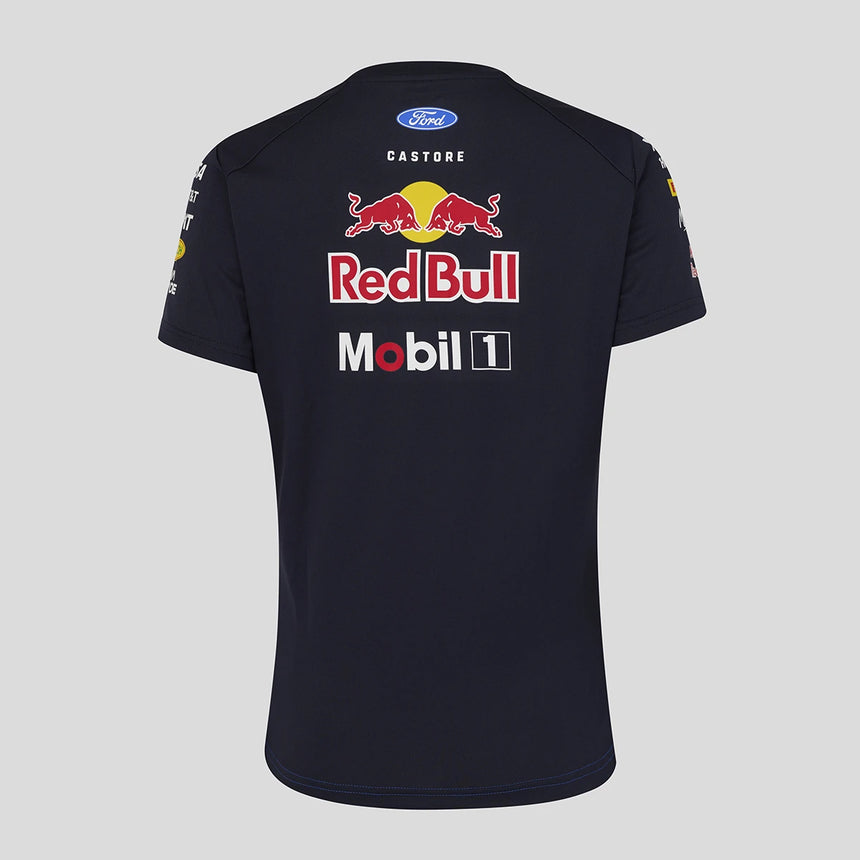 Red Bull t-shirt, team, womens, blue