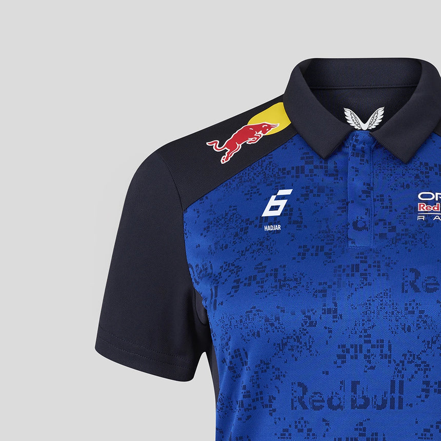 Red Bull polo, team, Isack Hadjar, womens, blue