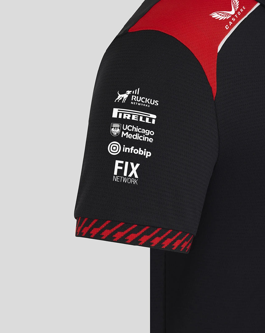 Haas F1 polo, team, womens, black