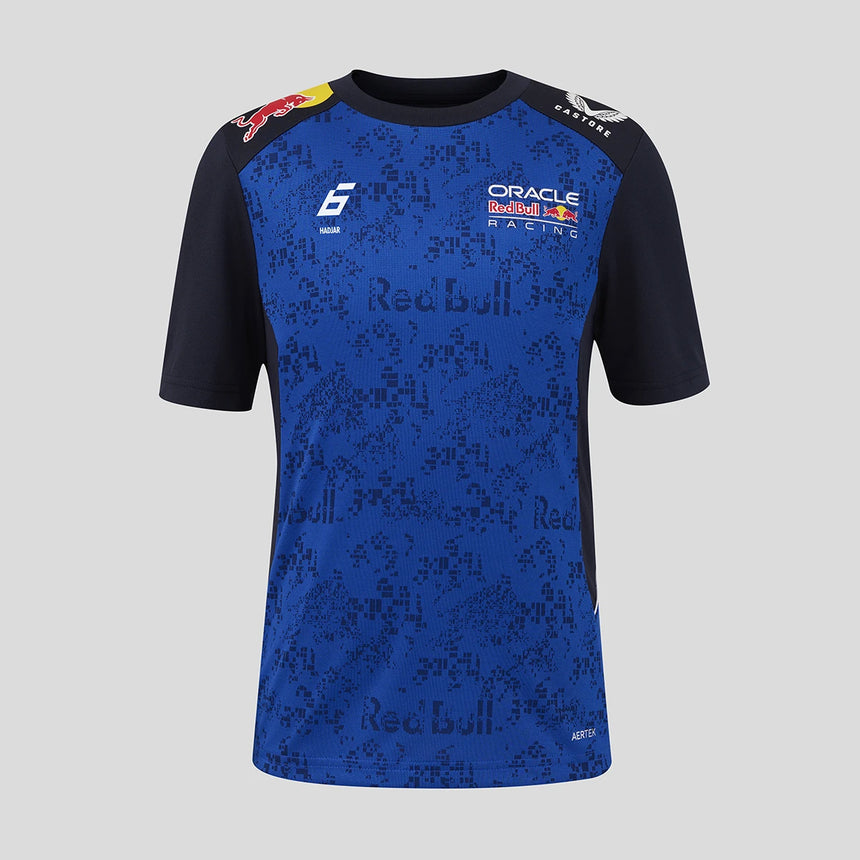 Red Bull t-shirt, team, Isack Hadjar, kids, blue, 2026