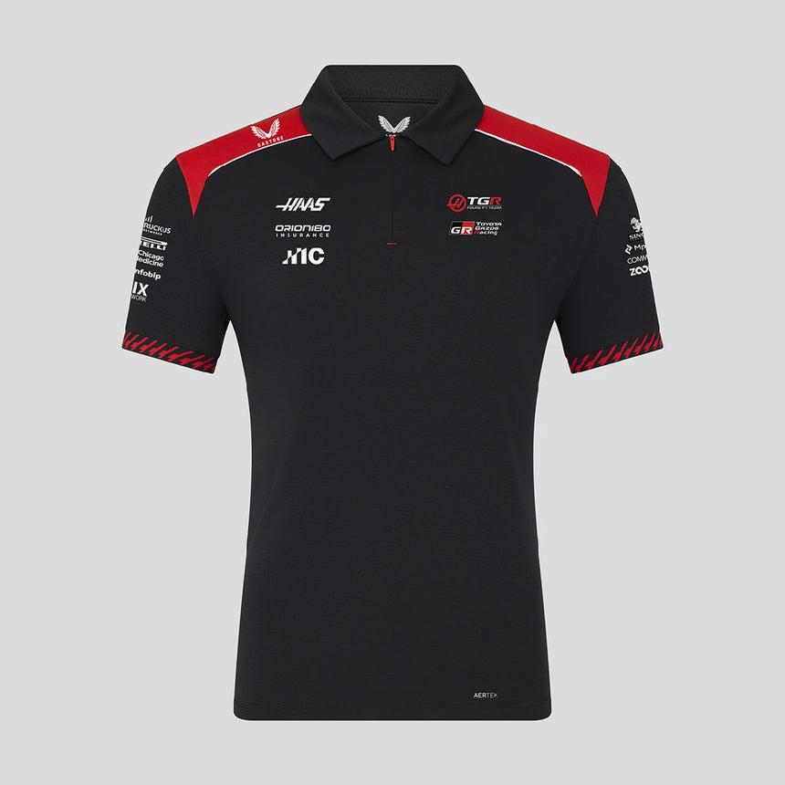 Haas F1 polo, team, black