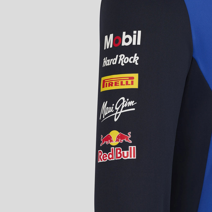 Red Bull sweatshirt, team, quarter zip, blue