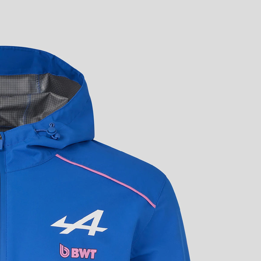 Alpine rain jacket, team, blue, 2026