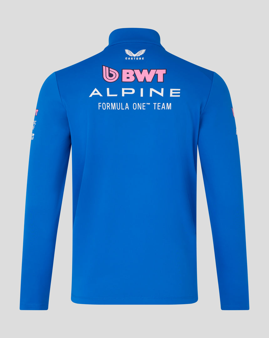 Alpine Sweatshirt, team, quarter zip, blue