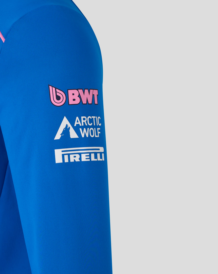 Alpine Sweatshirt, team, quarter zip, blue