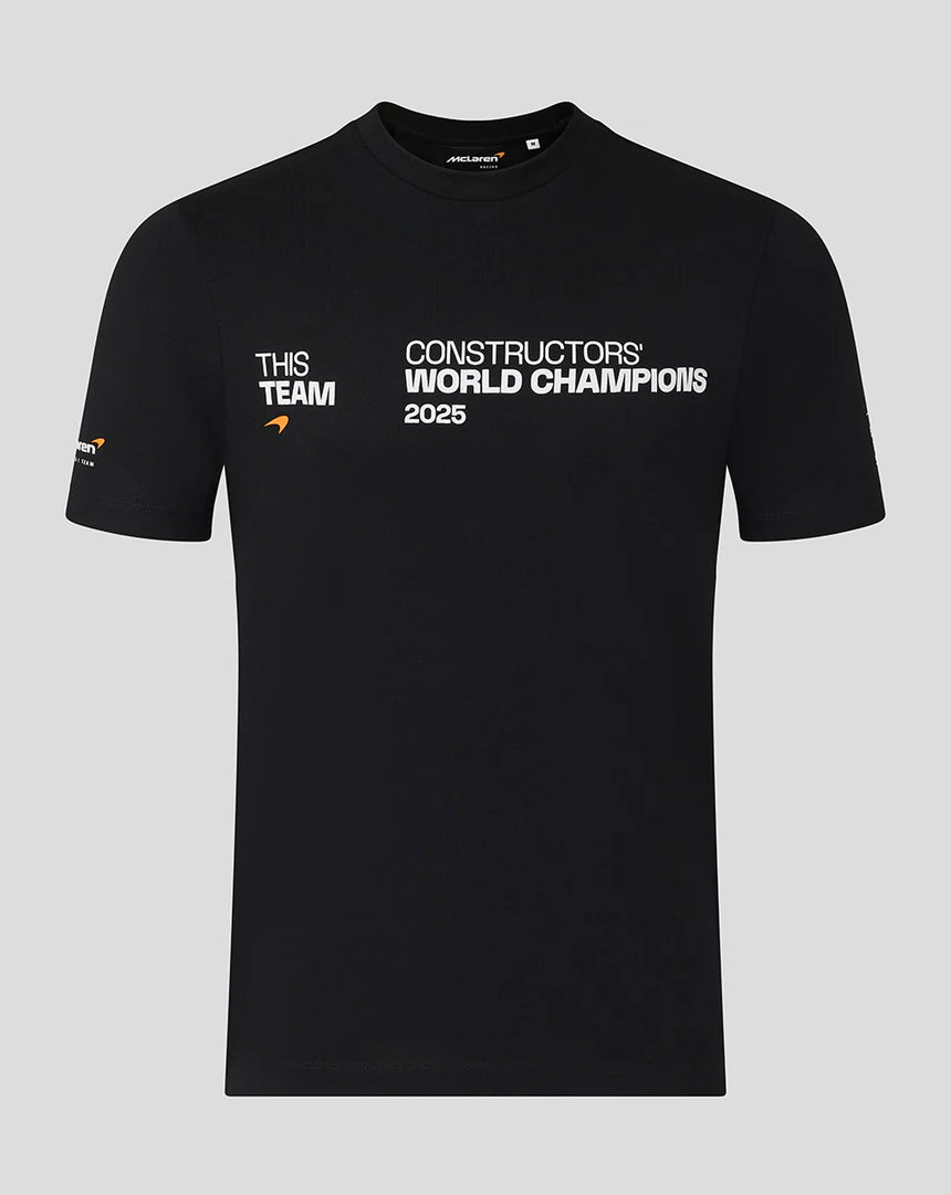 McLaren T-shirt, Constructors Champion, 2025, black š„