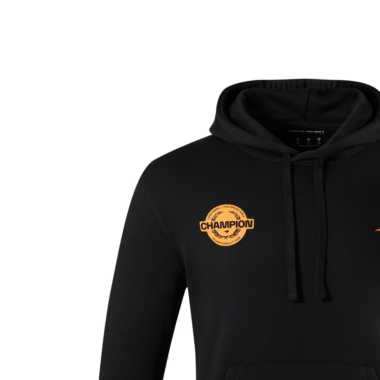 McLaren hoodie, Lando Norris, World Champion 2025, Special Edition, black