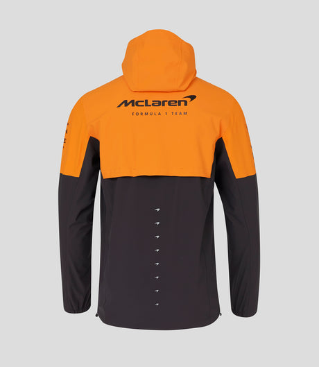 McLaren jacket, Castore, team, lightweight rain, gray, 2024