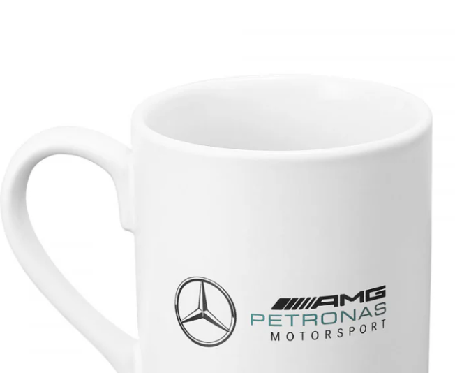 Mercedes Mug, Logo, 300 ml, White, 2020