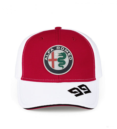Alfa Romeo Baseball Cap, Antonio Giovinazzi, Adult, Red, 2021 - FansBRANDS®