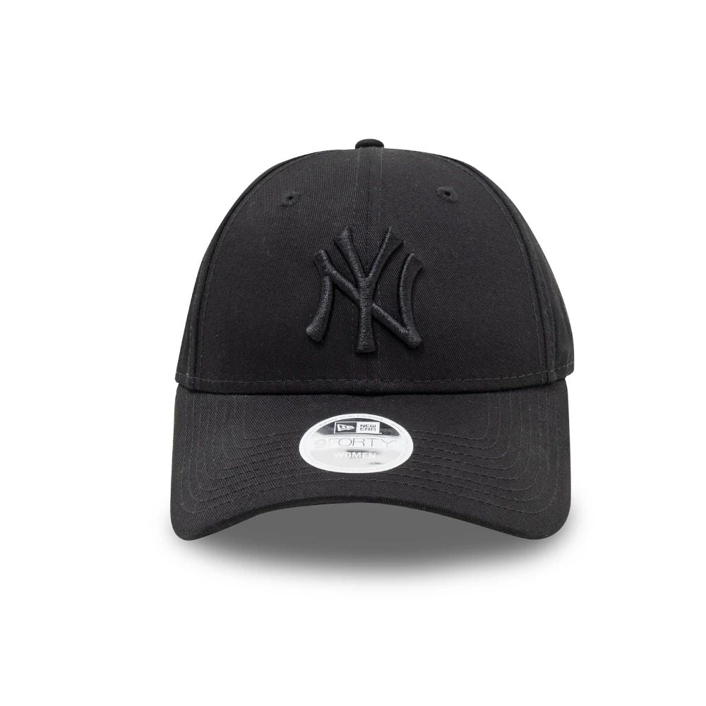 Gorra de béisbol negra para mujer de los Yankees de Nueva York