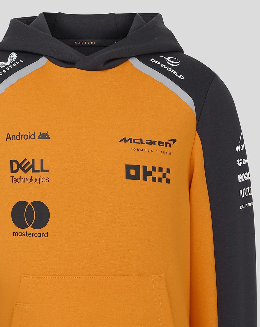 Sudadera con capucha del equipo McLaren F1, naranja, para niños 🔥