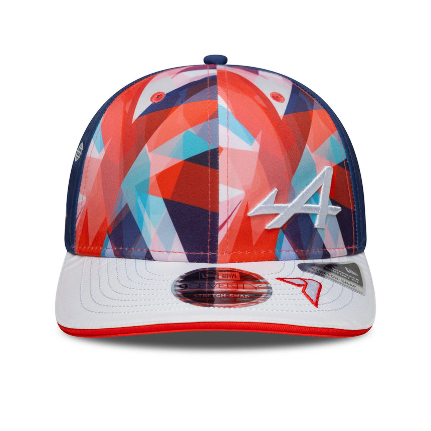 Gorra Alpine Esteban Ocon Silverstone 9SEVENTY, blanca 🔥