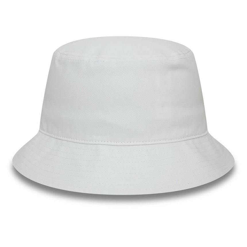 Sombrero de pescador Alpine, New Era, insignia de metal, blanco