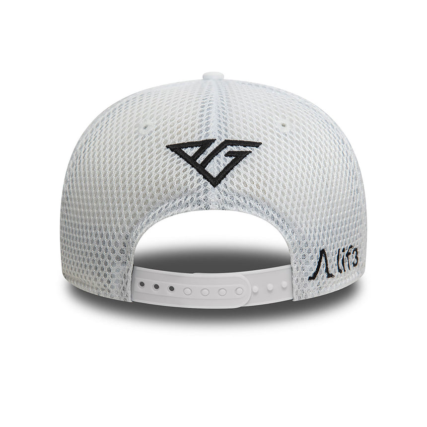 Gorra alpina, New Era, Pierre Gasly, 9FIFTY, Adulto, Blanco, 2024
