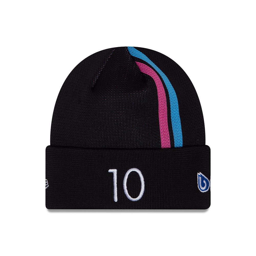 Alpine cap, New Era, Pierre Gasly, beanie, Kids, black, 2024