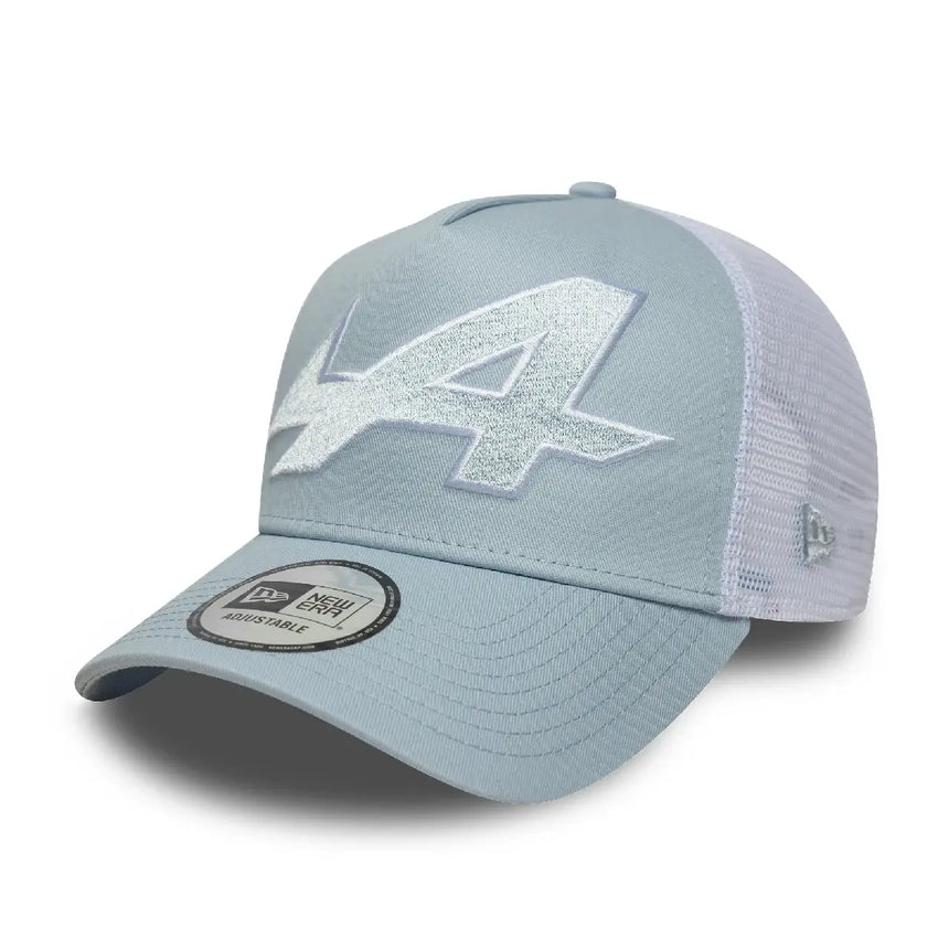 Alpine trucker cap, seasonal, blue