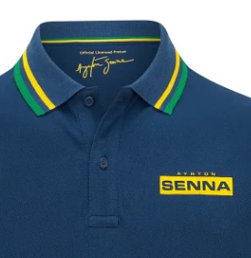 Polo con logotipo de hombre Ayrton Senna 2022