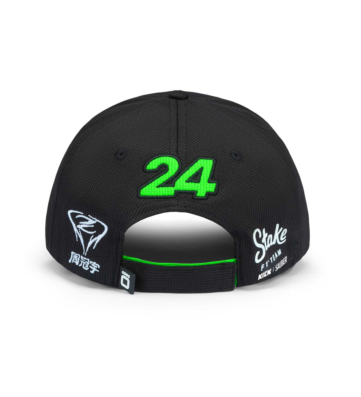 Gorra Kick Sauber, CODE ZERO, Guanyu Zhou, negra