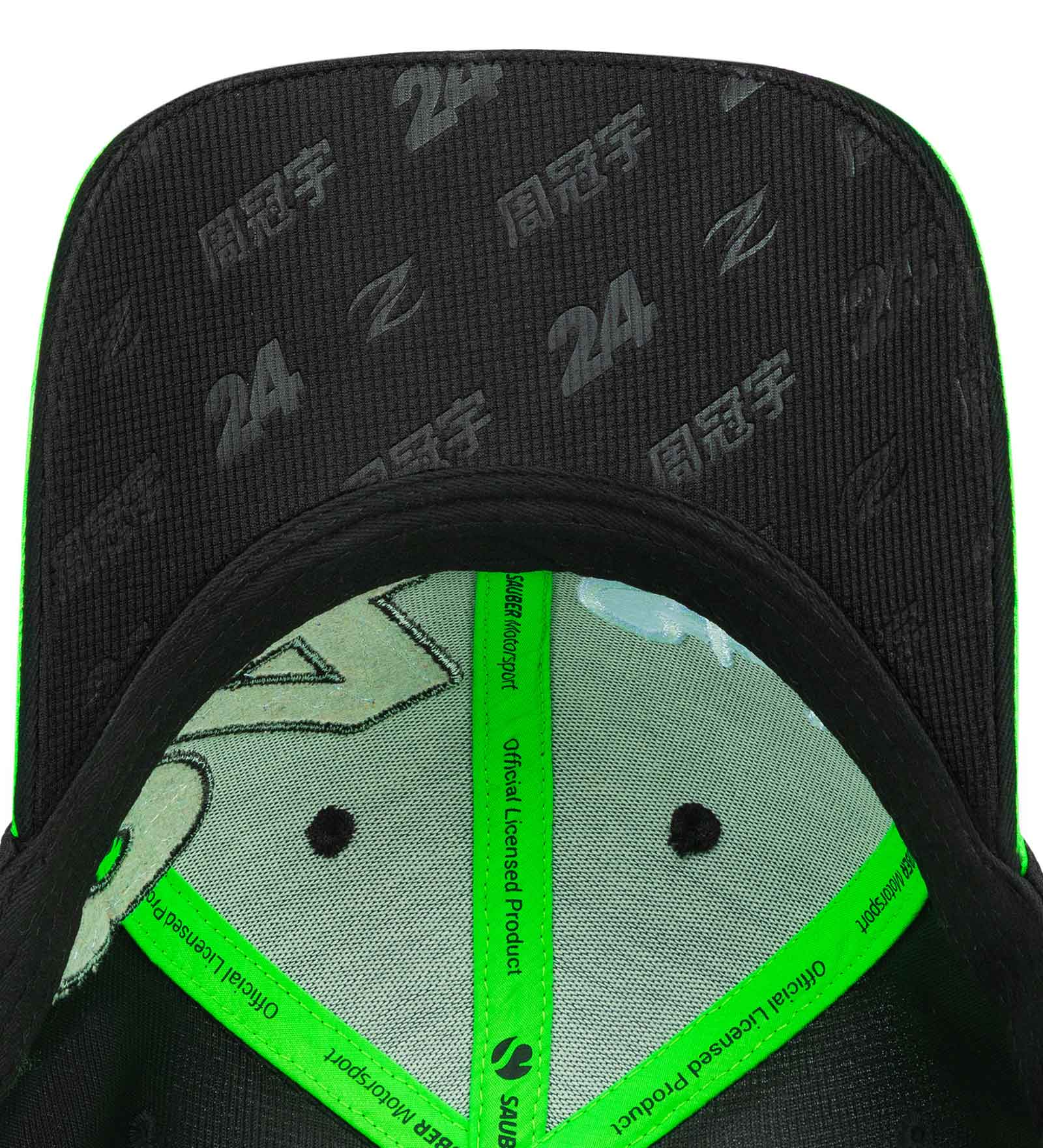 Gorra Kick Sauber, CODE ZERO, Guanyu Zhou, negra