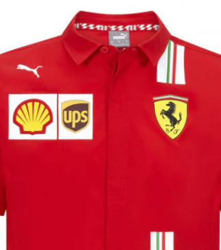 Camiseta Ferrari, equipo Puma, roja, 2020