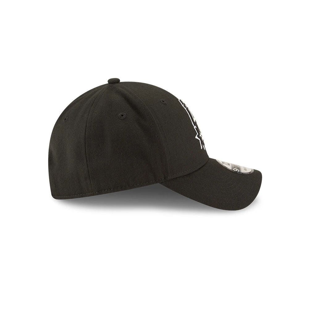 Gorra de béisbol de los San Antonio Spurs, negra