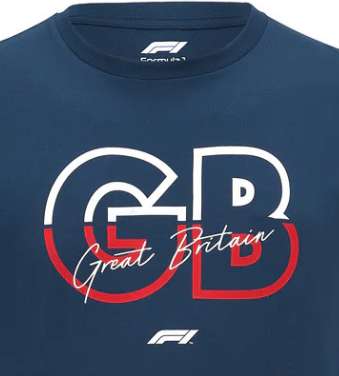 Camiseta F1 Fanwear, SE Silverstone, 2022, Azul,