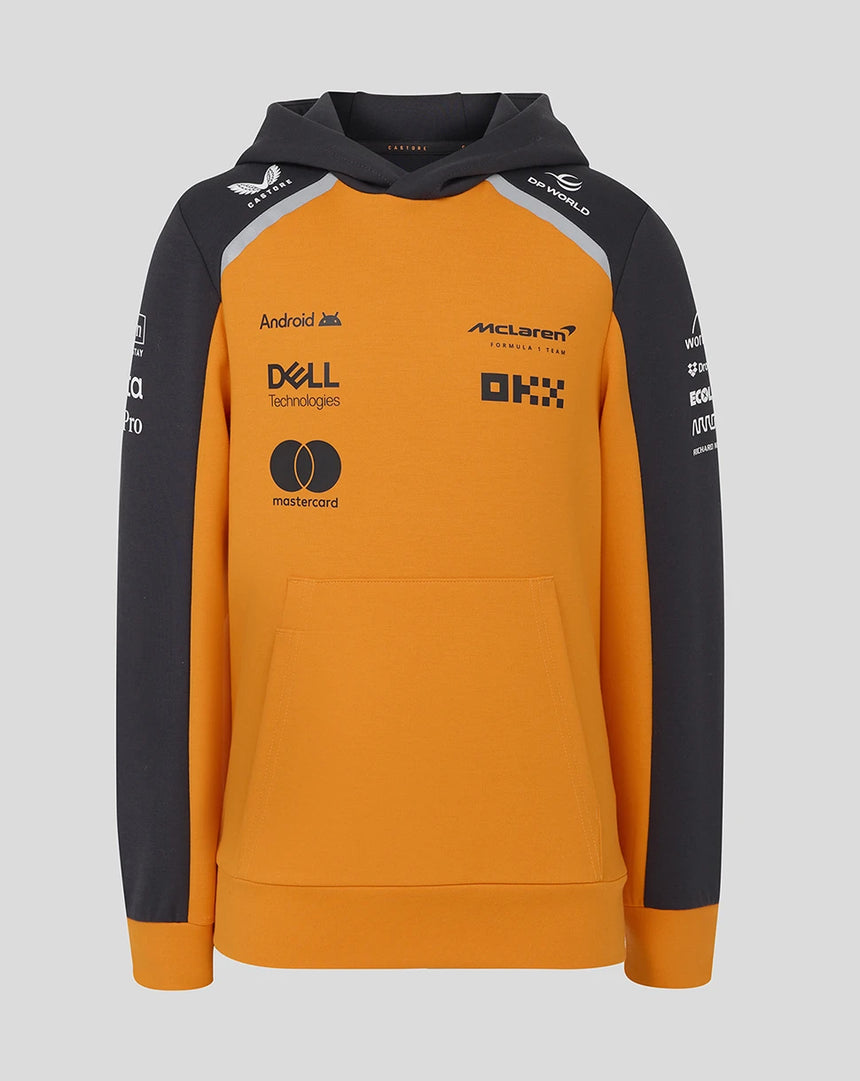 Sudadera con capucha del equipo McLaren F1, naranja, para niños 🔥