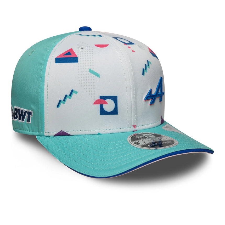 Gorra Alpine Miami 9Seventy, blanca š„