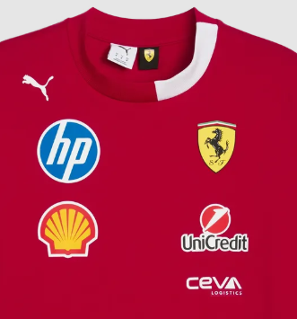 Camiseta extragrande de pilotos de Ferrari 🔥