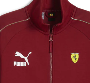 Chaqueta Ferrari, Puma, Race Iconic T7 Track, roja