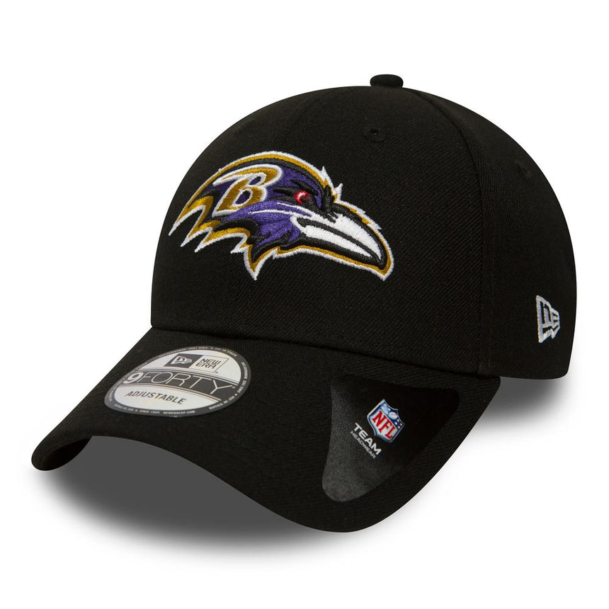 Gorra de béisbol negra de los Baltimore Ravens