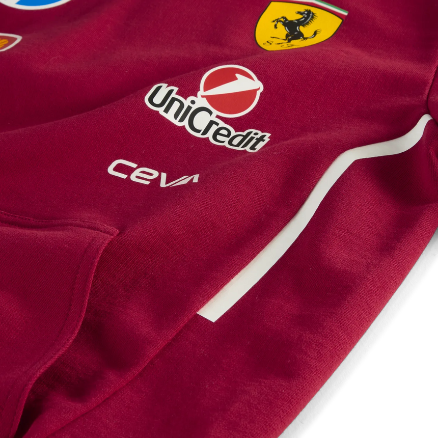 Sudadera con capucha del equipo Ferrari para niños 🔥