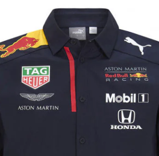Red Bull Shirt, Puma Team, Blue, 2020